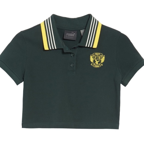 FENTY PUMA Crop Polo Shirt - Picture 5 of 8
